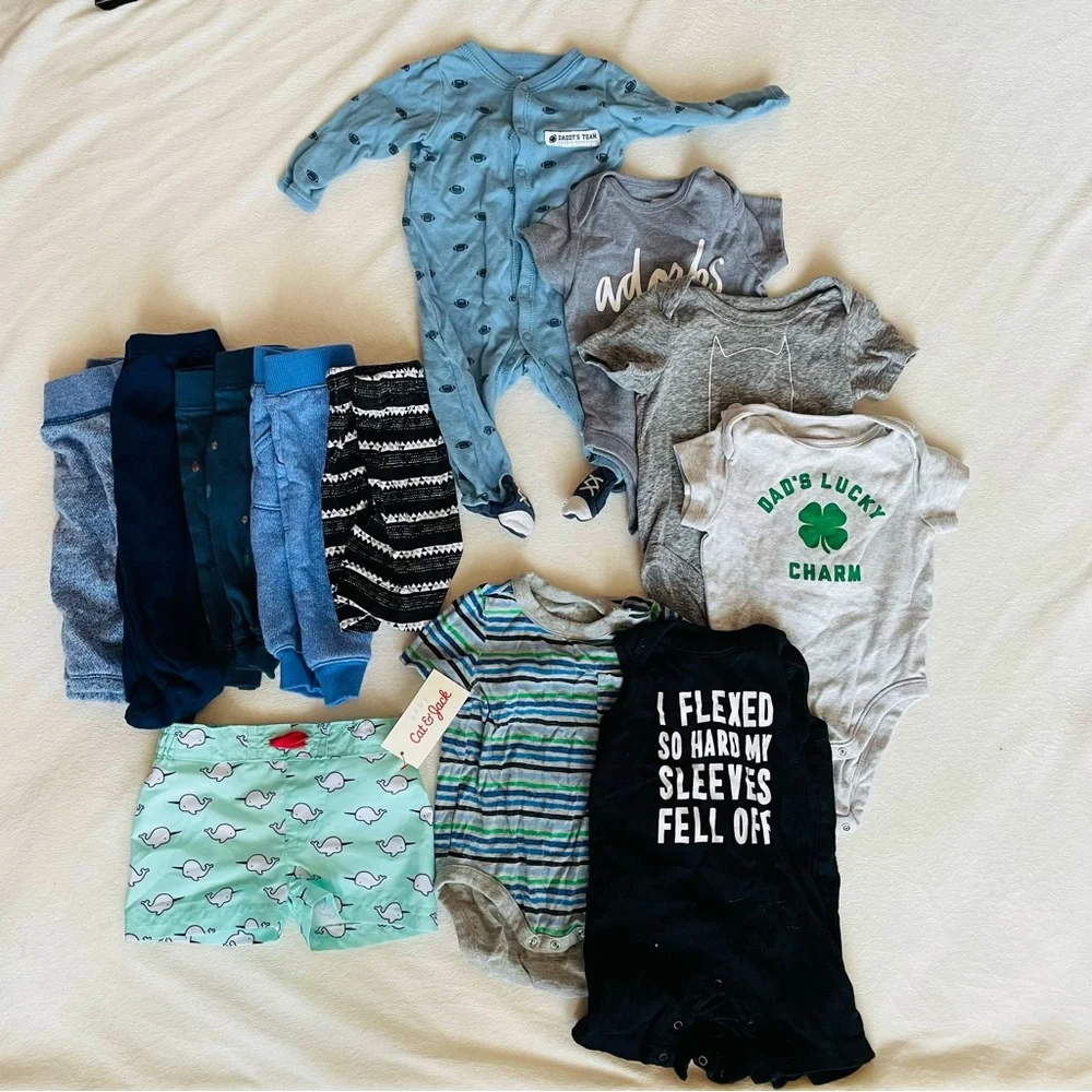 12 piece baby 3-6 month bundle - Picture 2 of 2